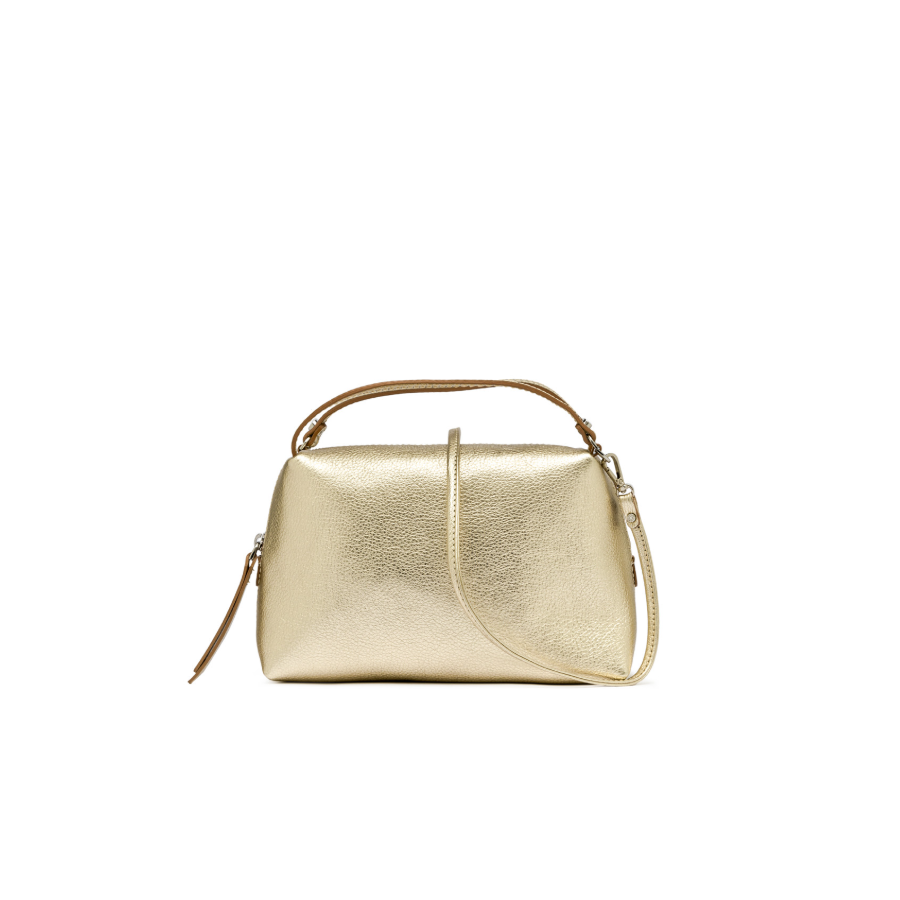Borsa a Mano Alifa Light Gold -...