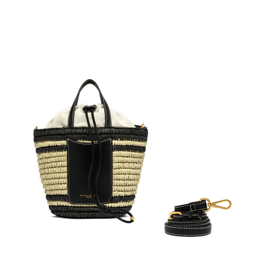 Borsa a Secchiello Mae Nero - GIANNI...