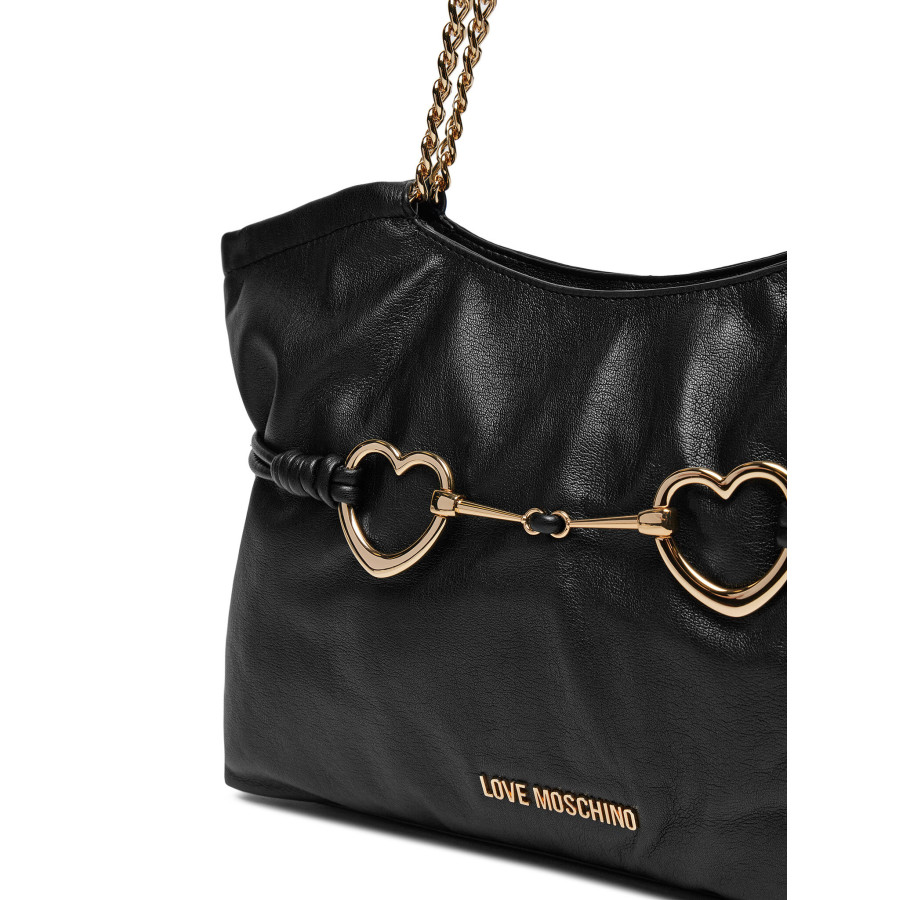 Shopping bag Heart Bit Nero - Love...