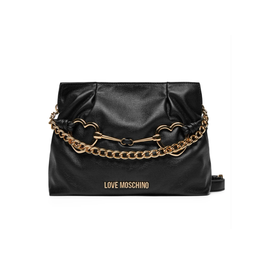 Borsa a Tracolla Heart Bit Nero -...