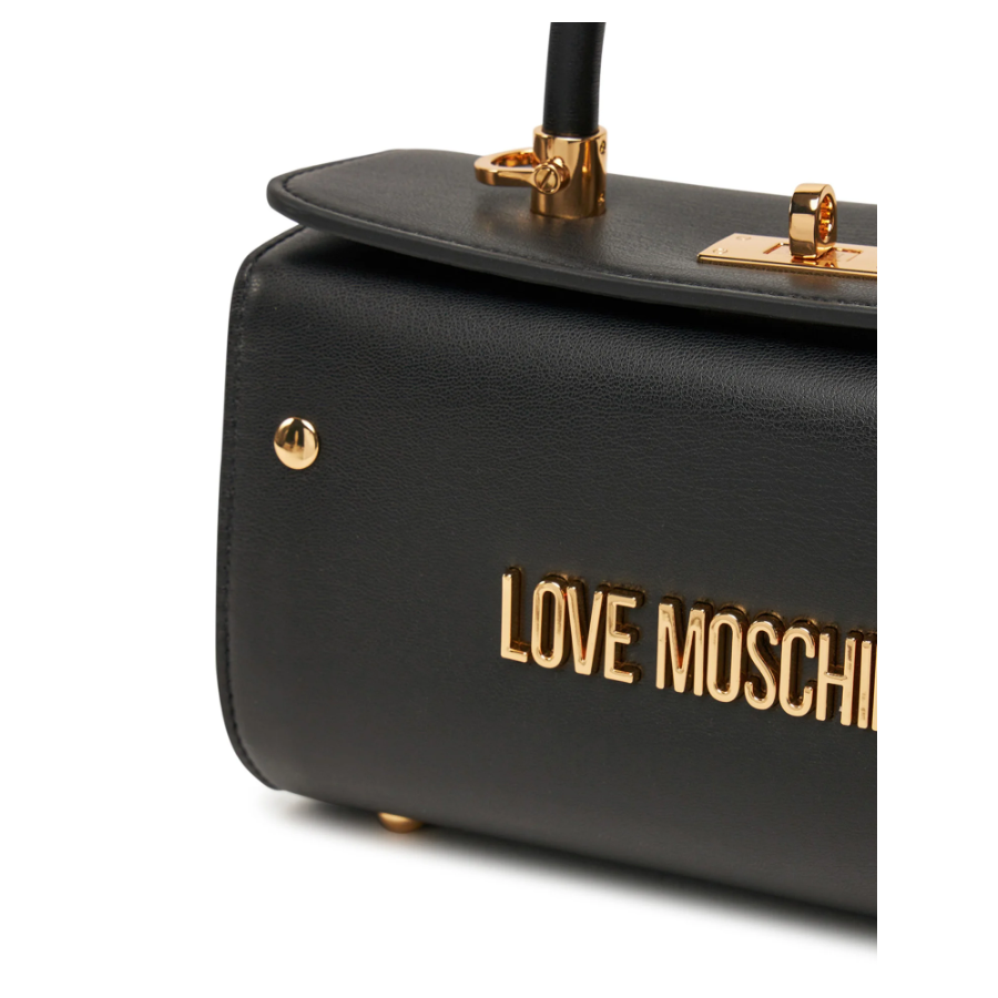 Borsa a Mano Lettering Mini Nero -...