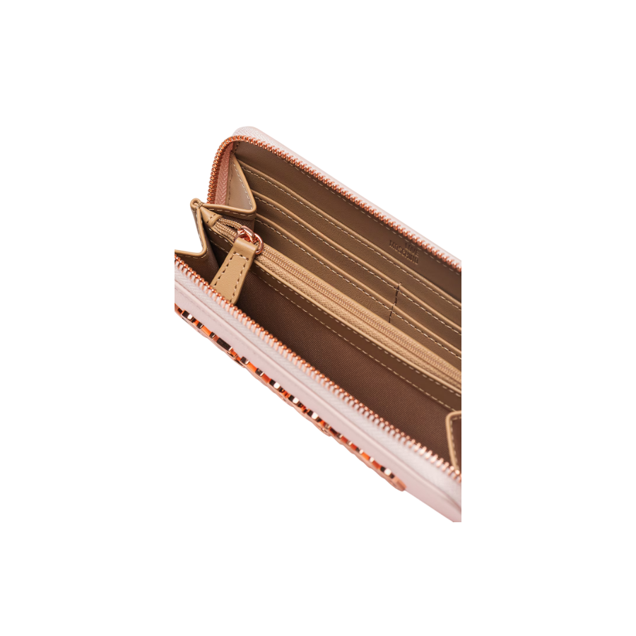 Portafoglio Zip Around Bold Love Rosa...