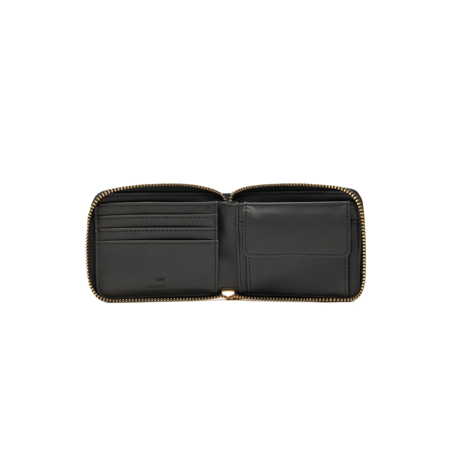 Portafoglio Zip Around Signature Nero...
