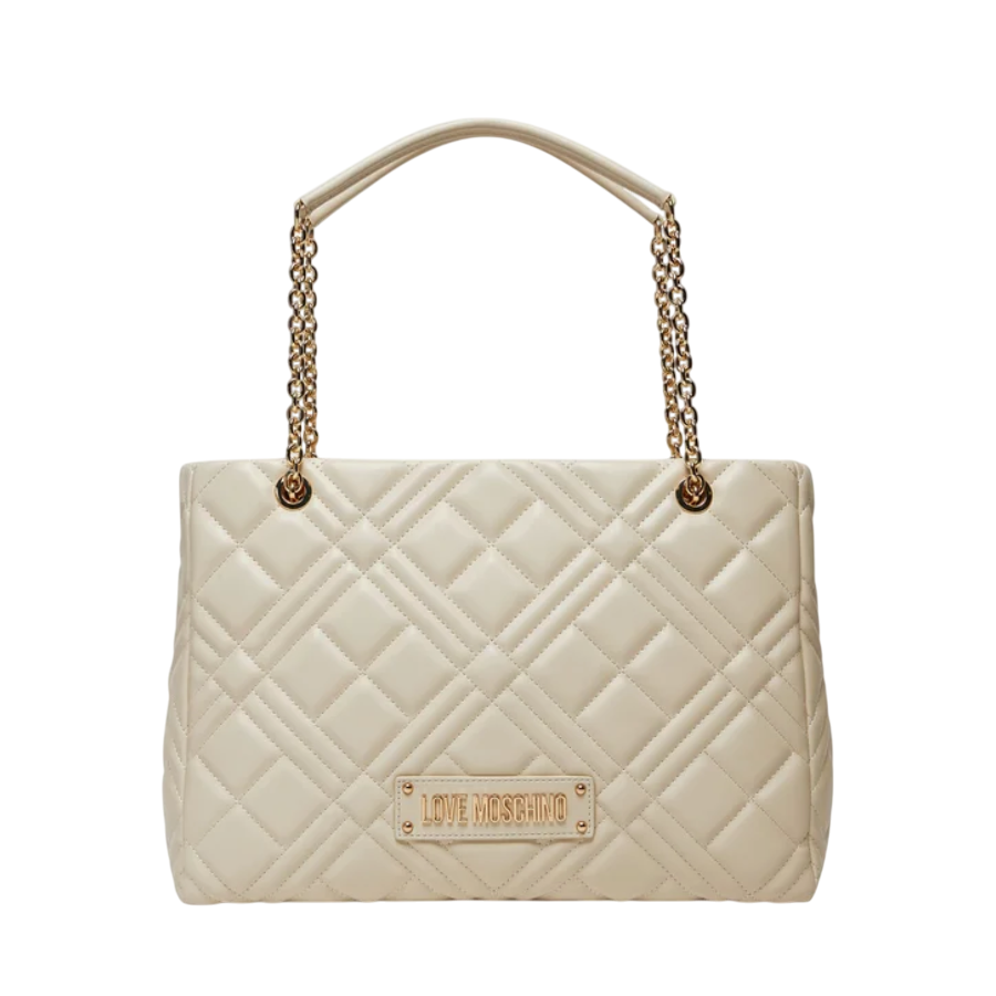 Borsa Shopper Quilted Bianco - Love...