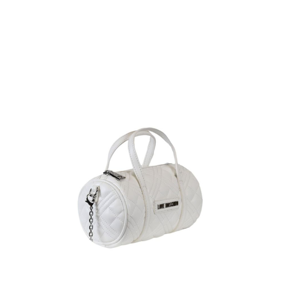 Borsa a Mano Quilted Bianco - Love...