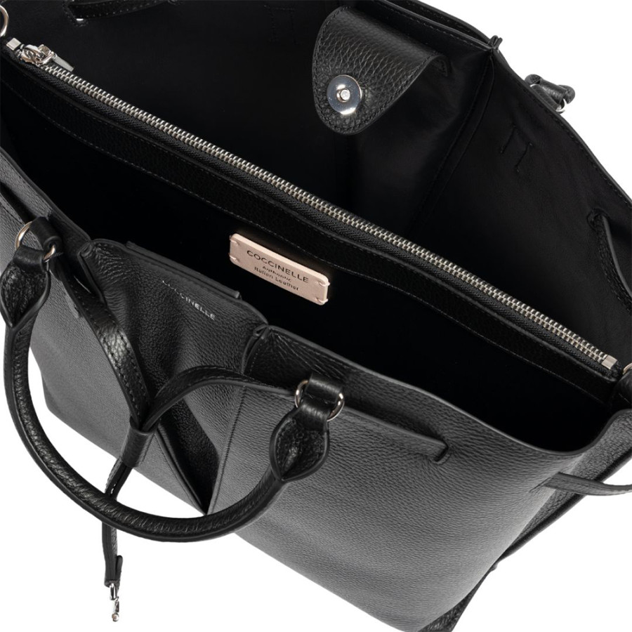 Borsa a Mano Flores Noir - COCCINELLE...