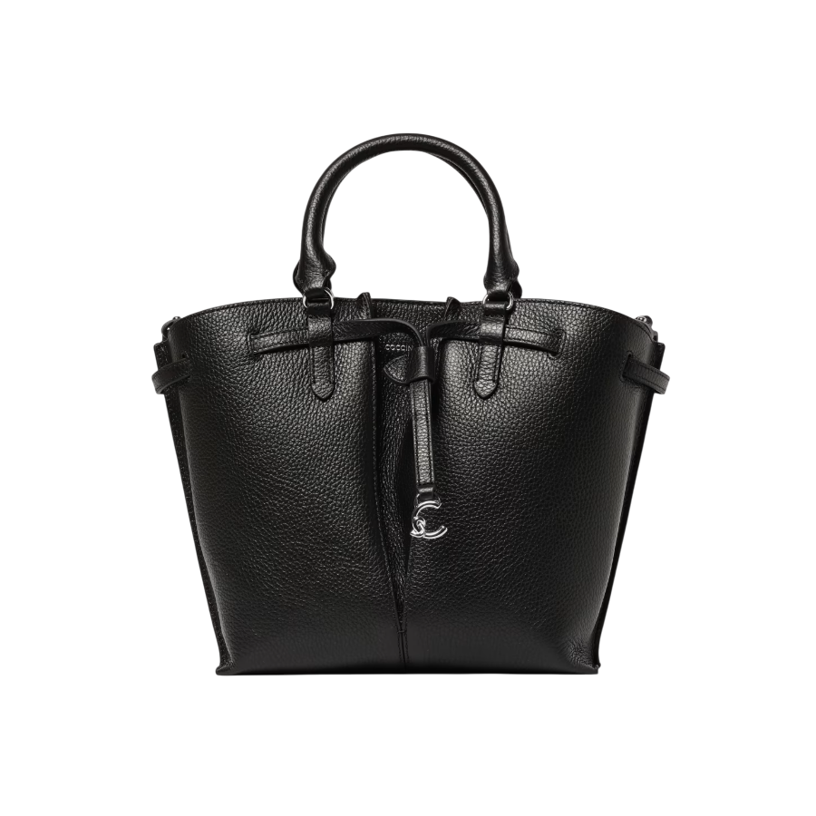 Borsa a Mano Flores Noir - COCCINELLE...