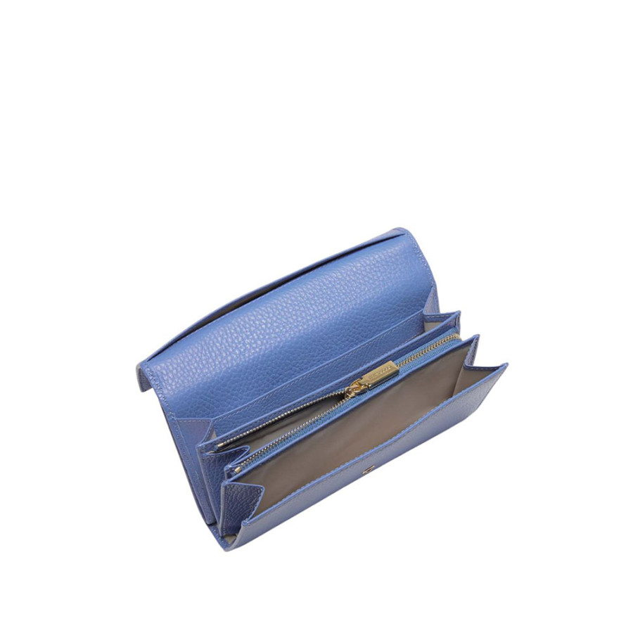 Portafoglio Metallic Soft Azul -...
