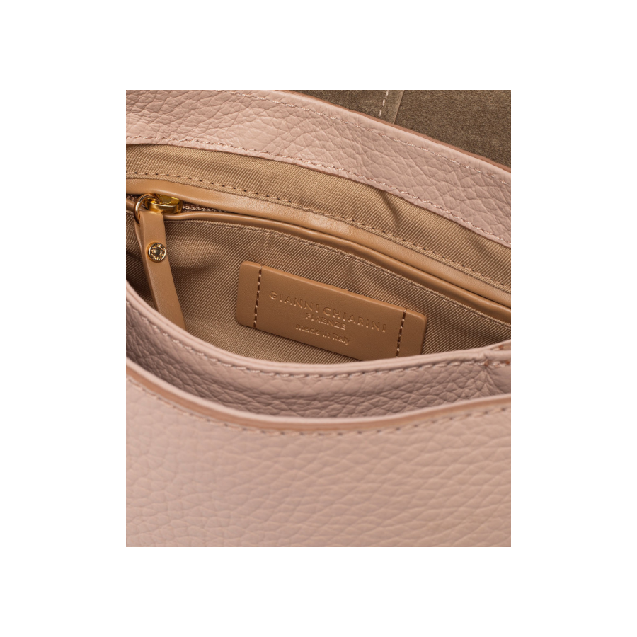 Borsa a Mano Helena Round Pink Salt -...