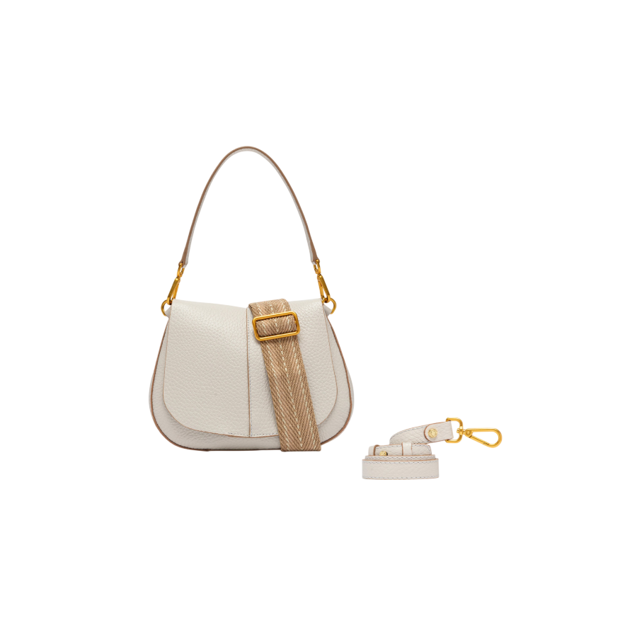 Borsa a Mano Helena Round Sabbia -...