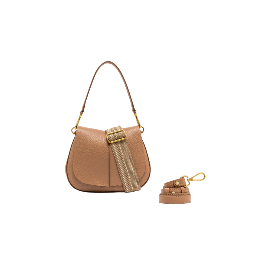 Borsa a Mano Helena Round Clay -...
