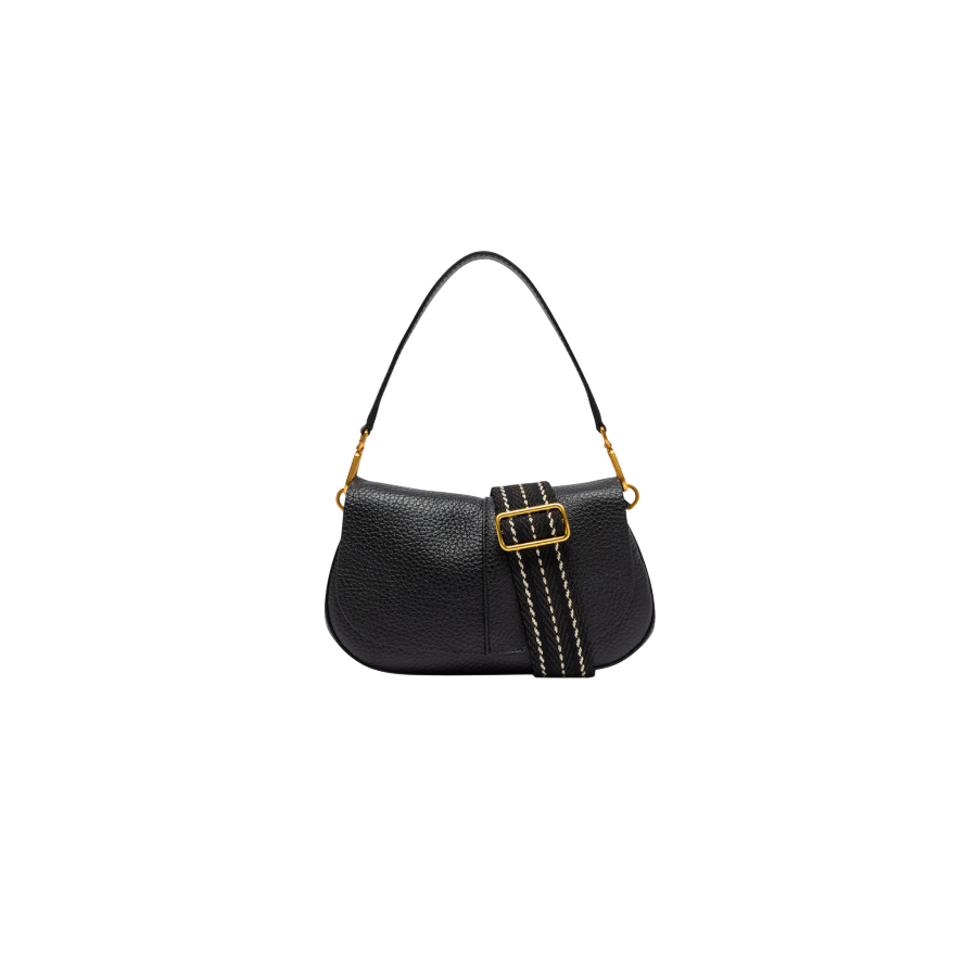 Borsa a Mano Helena Round Nero -...