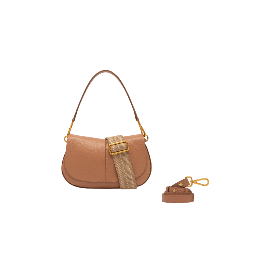 Borsa a Mano Helena Round Clay -...