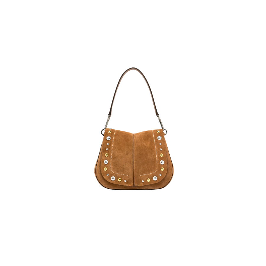 Borsa a Spalla Helena Round Caramel -...