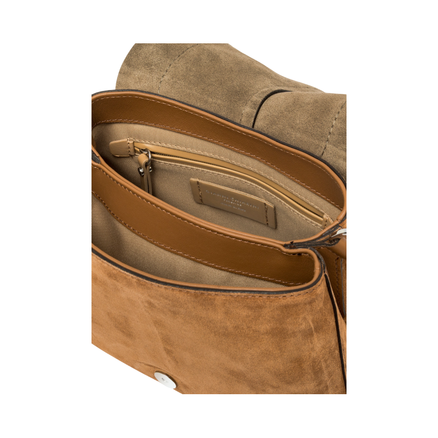 Borsa a Spalla Helena Round Caramel -...