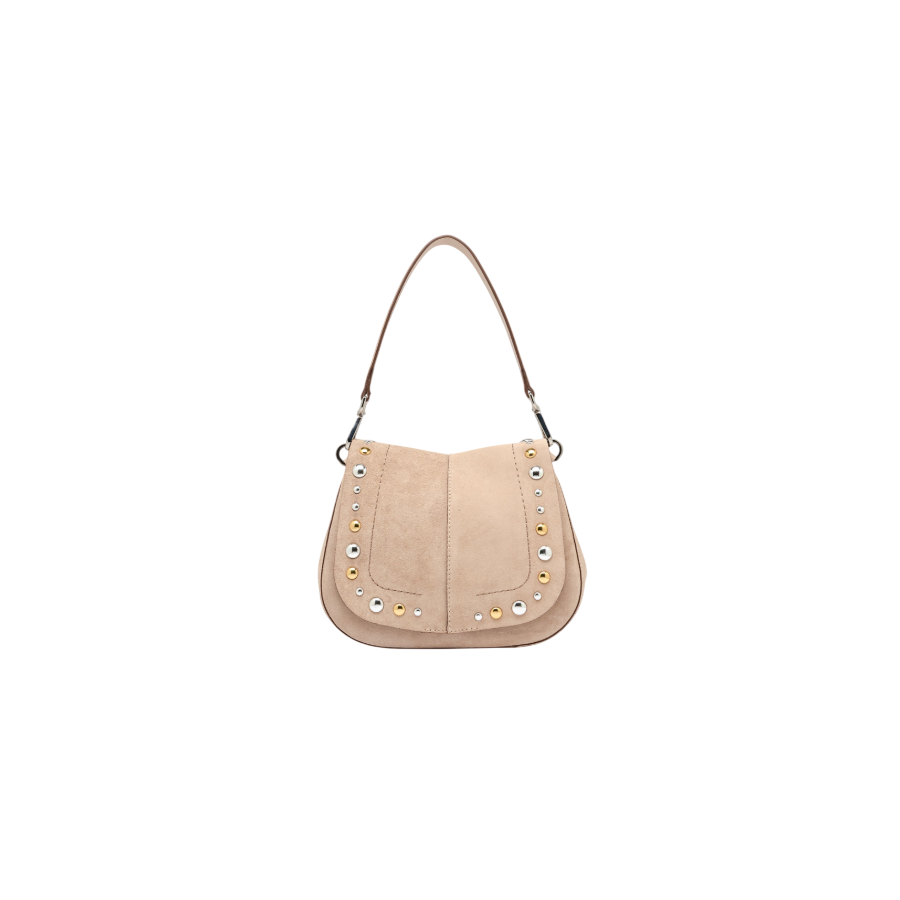 Borsa a Spalla Helena Round Nude -...