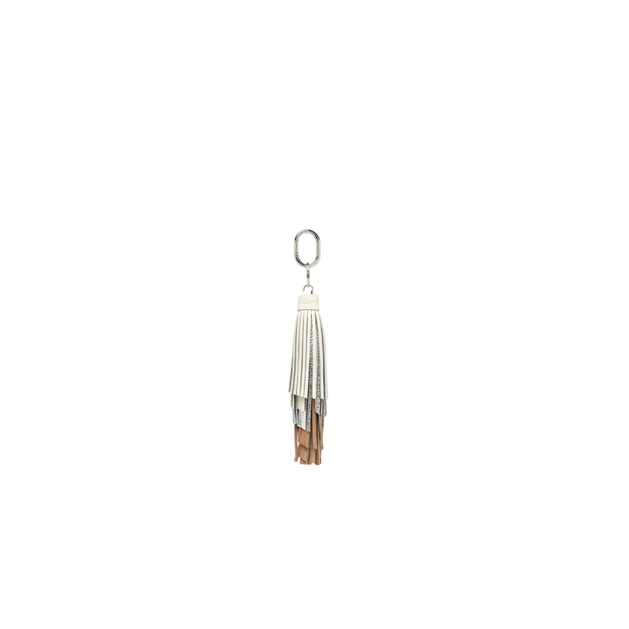Charm Nappa Marble Silver Clay -...