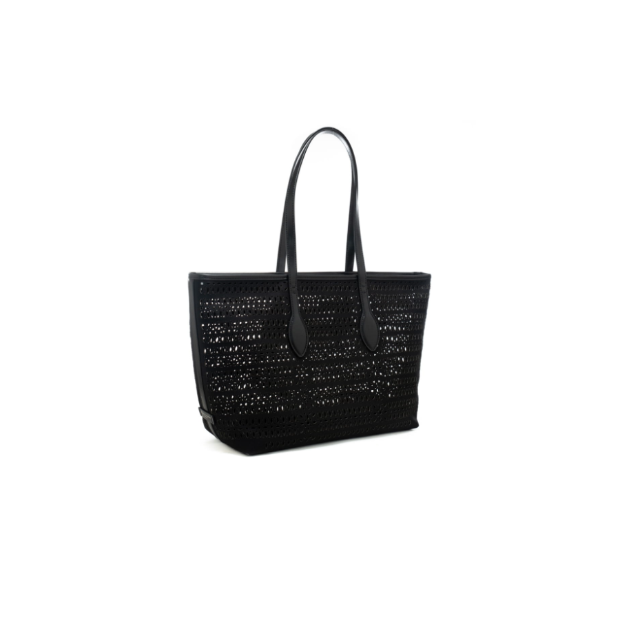 Borsa Shopper Mashup Nero - GIANNI...