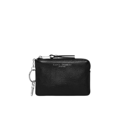 Portafoglio Grain Nero -...