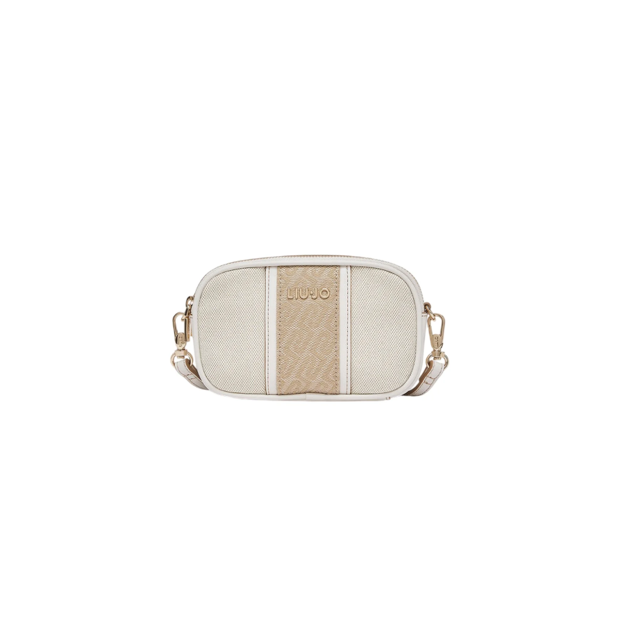 Borsa a tracolla crema Liu Jo -...