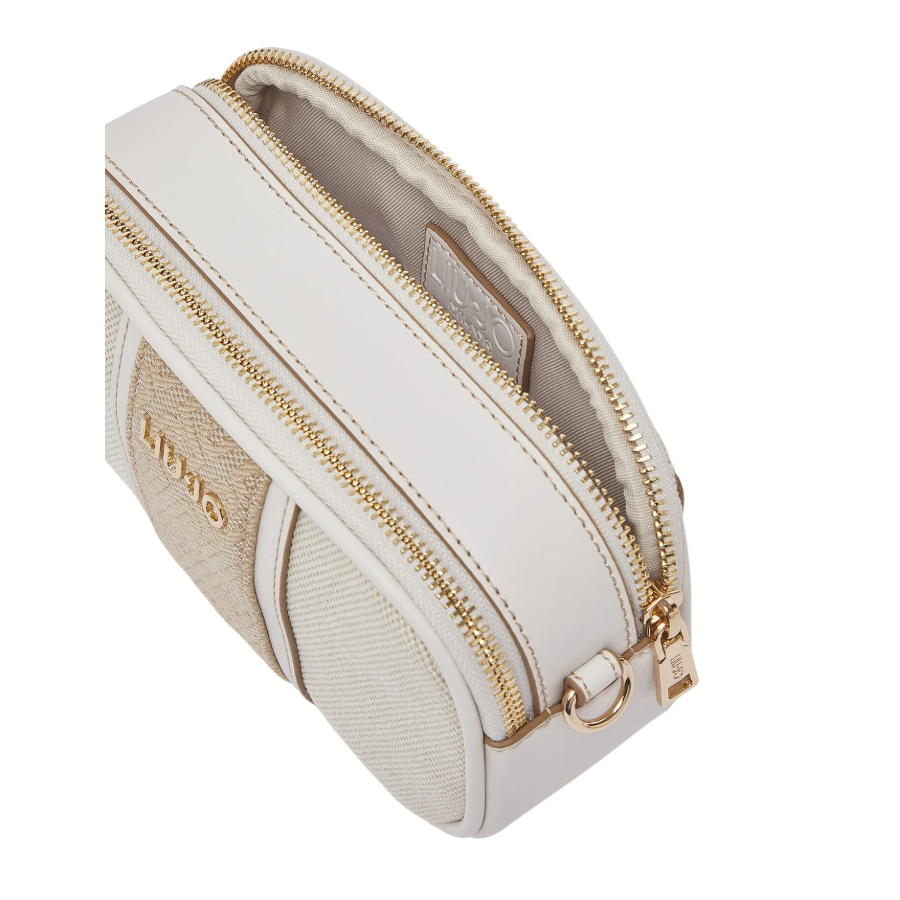 Borsa a tracolla crema Liu Jo -...