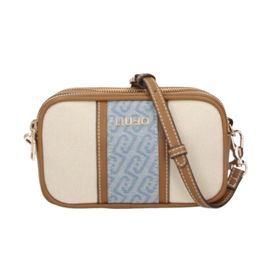 Borsa a tracolla denim Liu...
