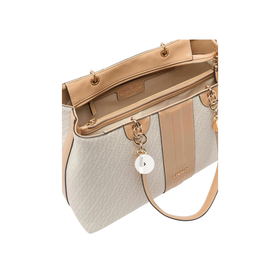 Borsa shopper crema Liu Jo - AA6104E1118