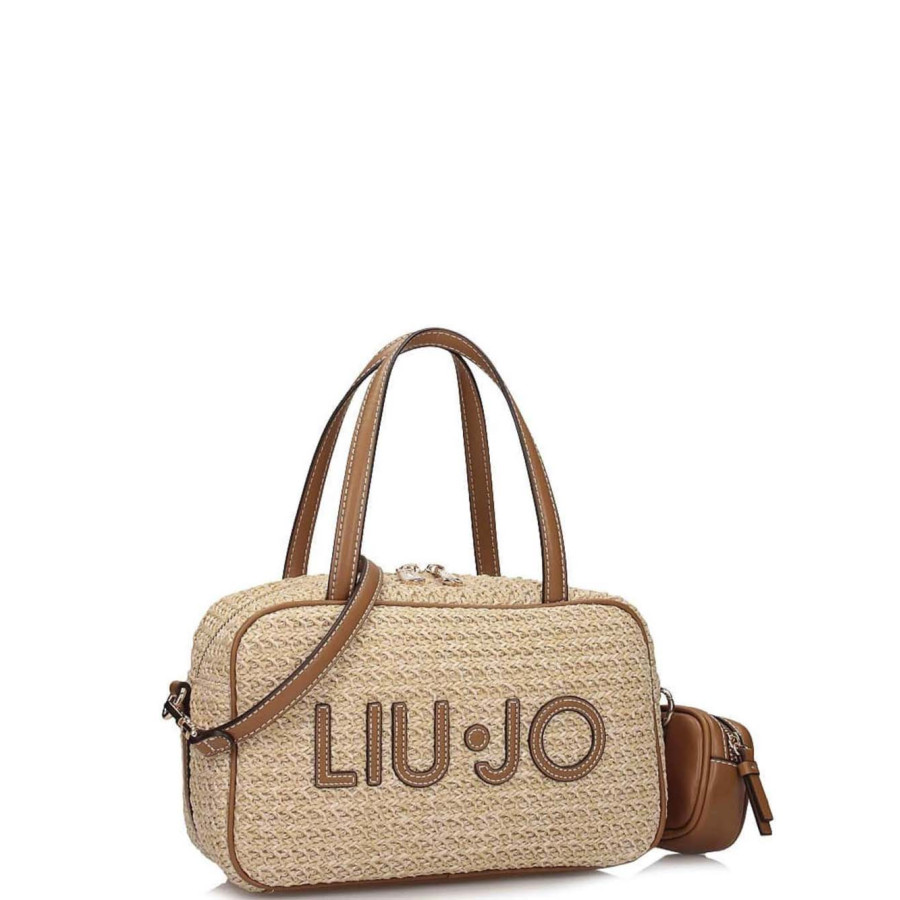 Borsa a spalla in rafia Liu Jo -...