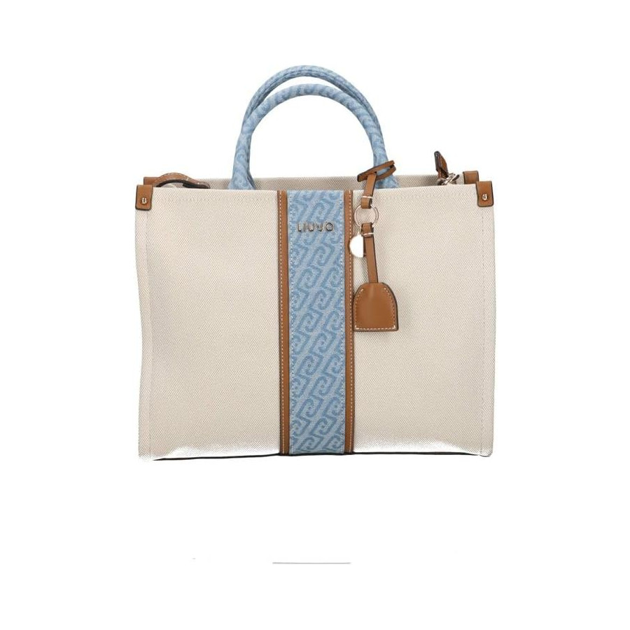 Borsa a mano jacquard denim Liu Jo -...