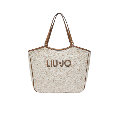 Borsa shopper in pizzo Liu...