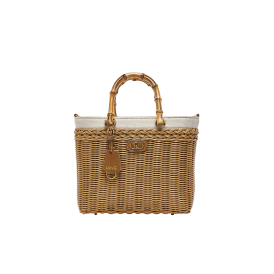 Borsa a mano in rafia Liu...