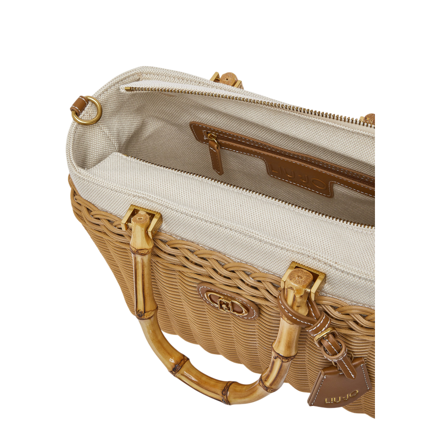 Borsa a mano in rafia Liu Jo -...