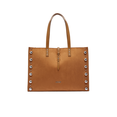 Borsa shopper marrone Liu...