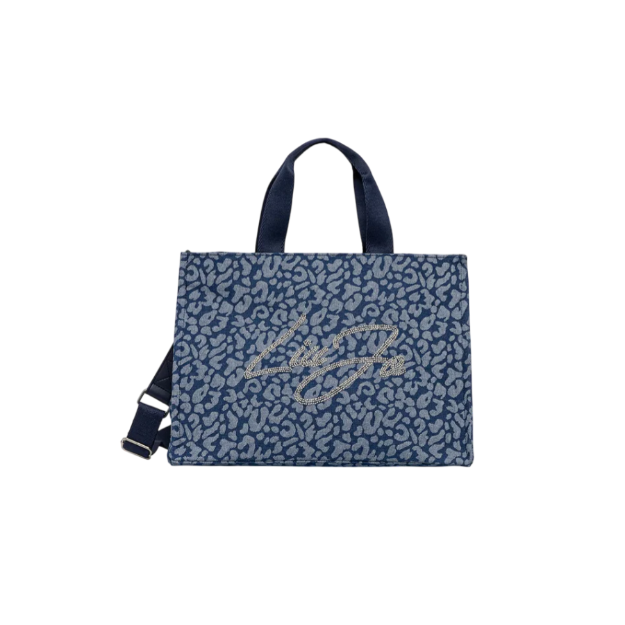Borsa shopper denim animalier Liu Jo...
