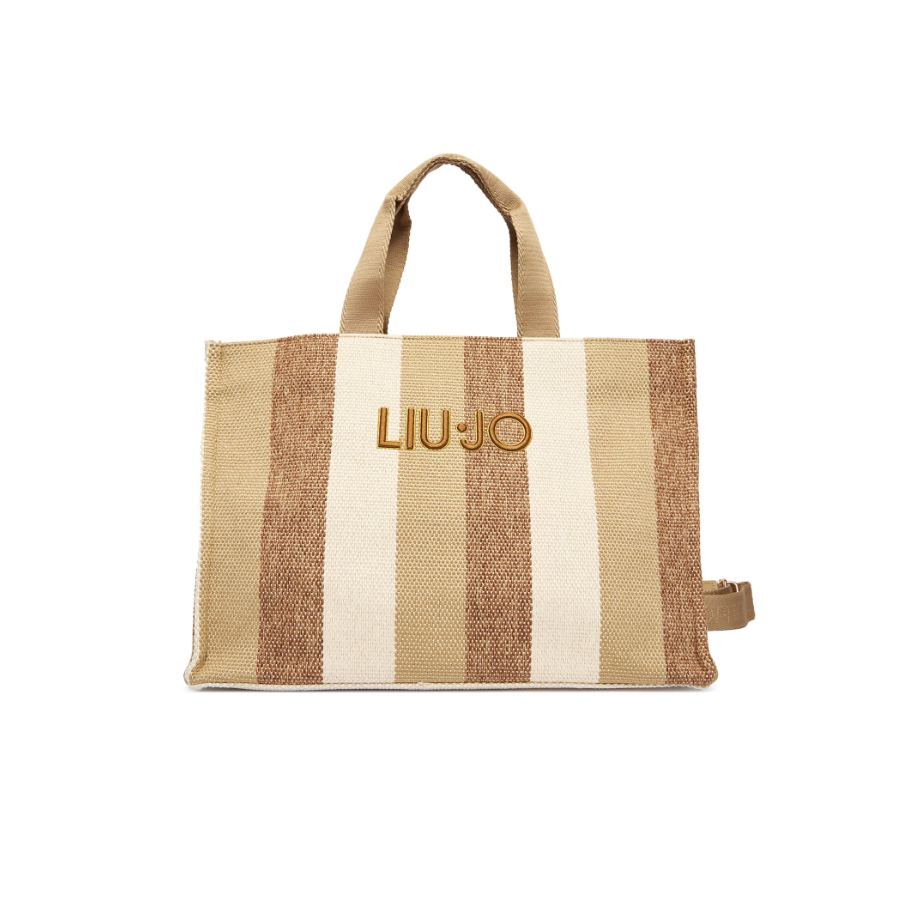 Borsa shopper sabbia Liu Jo -...