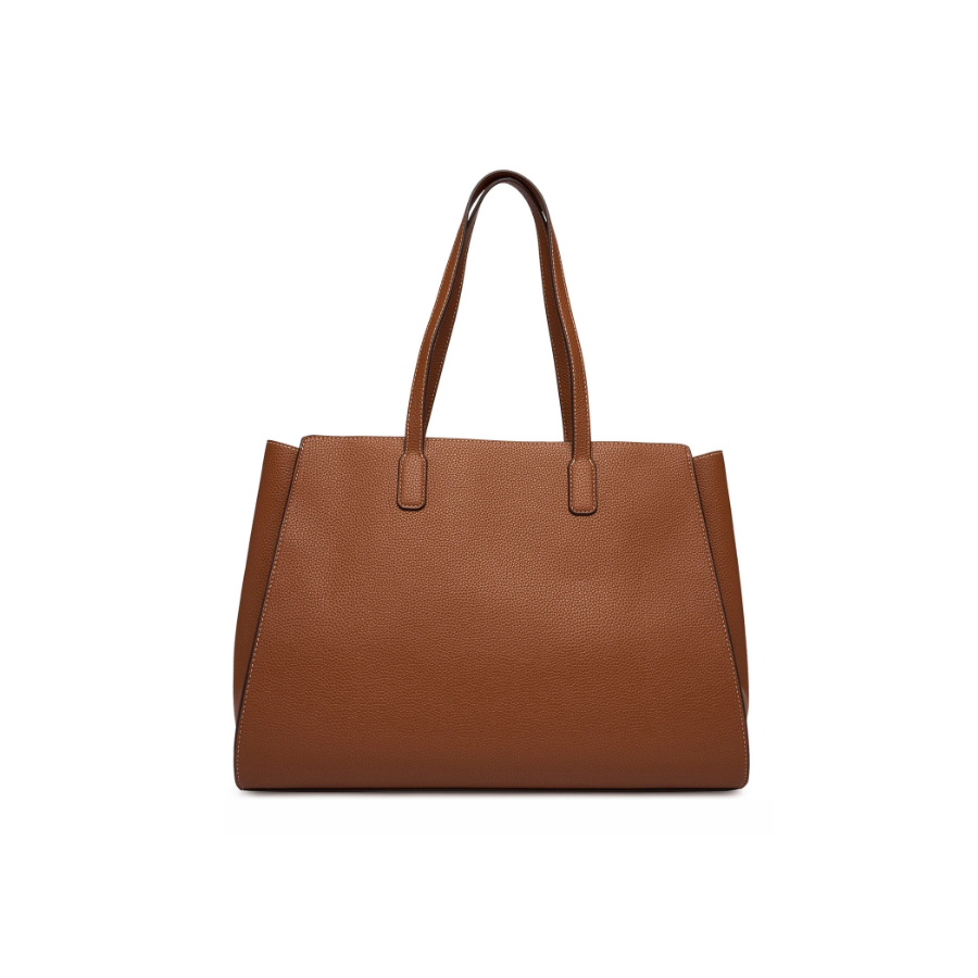 Borsa shopper cuoio Love Moschino -...