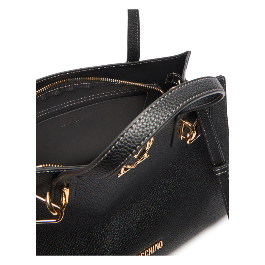 Borsa a mano nera Love Moschino -...