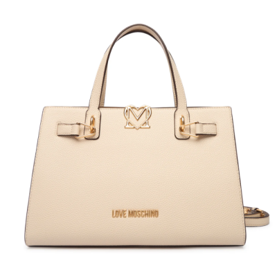 Borsa a mano avorio Love...