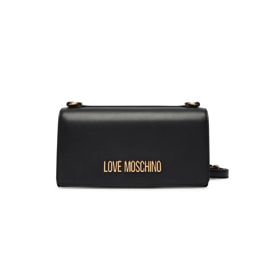 Borsa a spalla nera Love Moschino -...