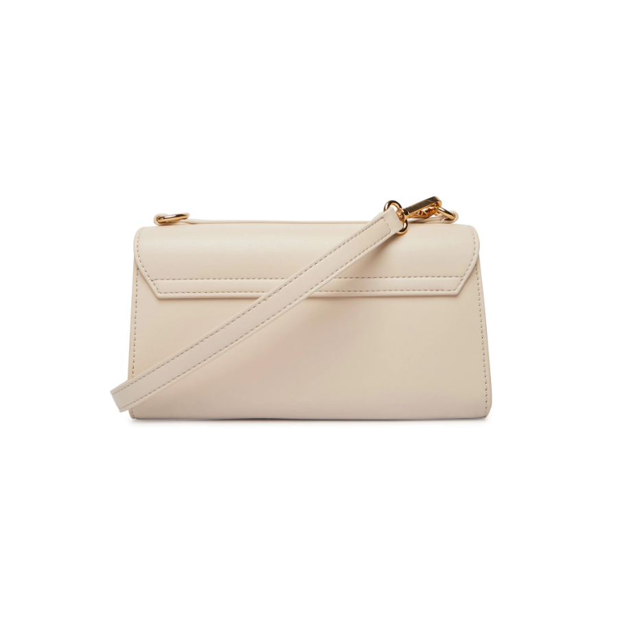 Borsa a spalla avorio Love Moschino -...