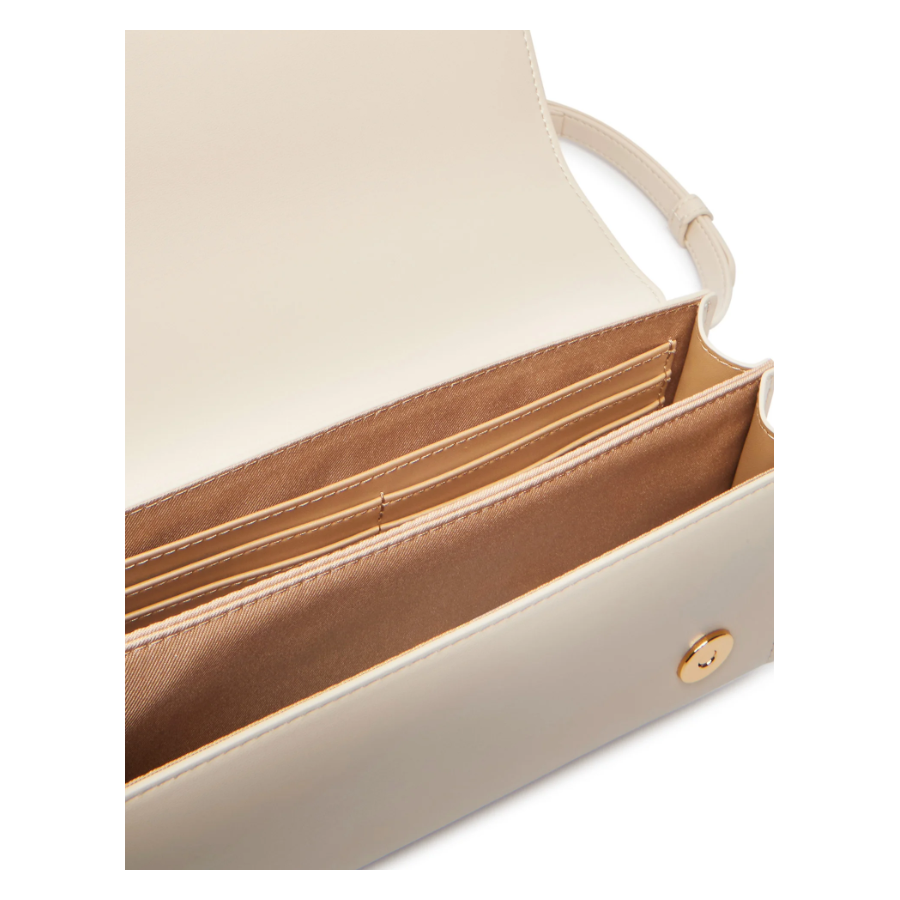 Borsa a spalla avorio Love Moschino -...