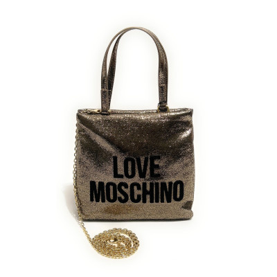 Borsa a mano oro Love...