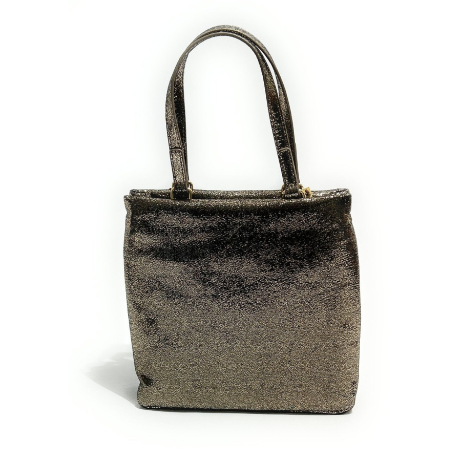 Borsa a mano oro Love Moschino -...