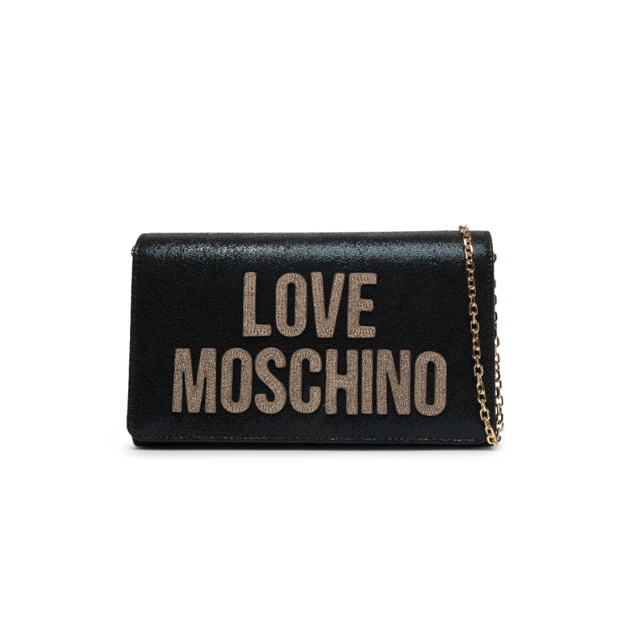 Borsa a spalla nera Love Moschino -...