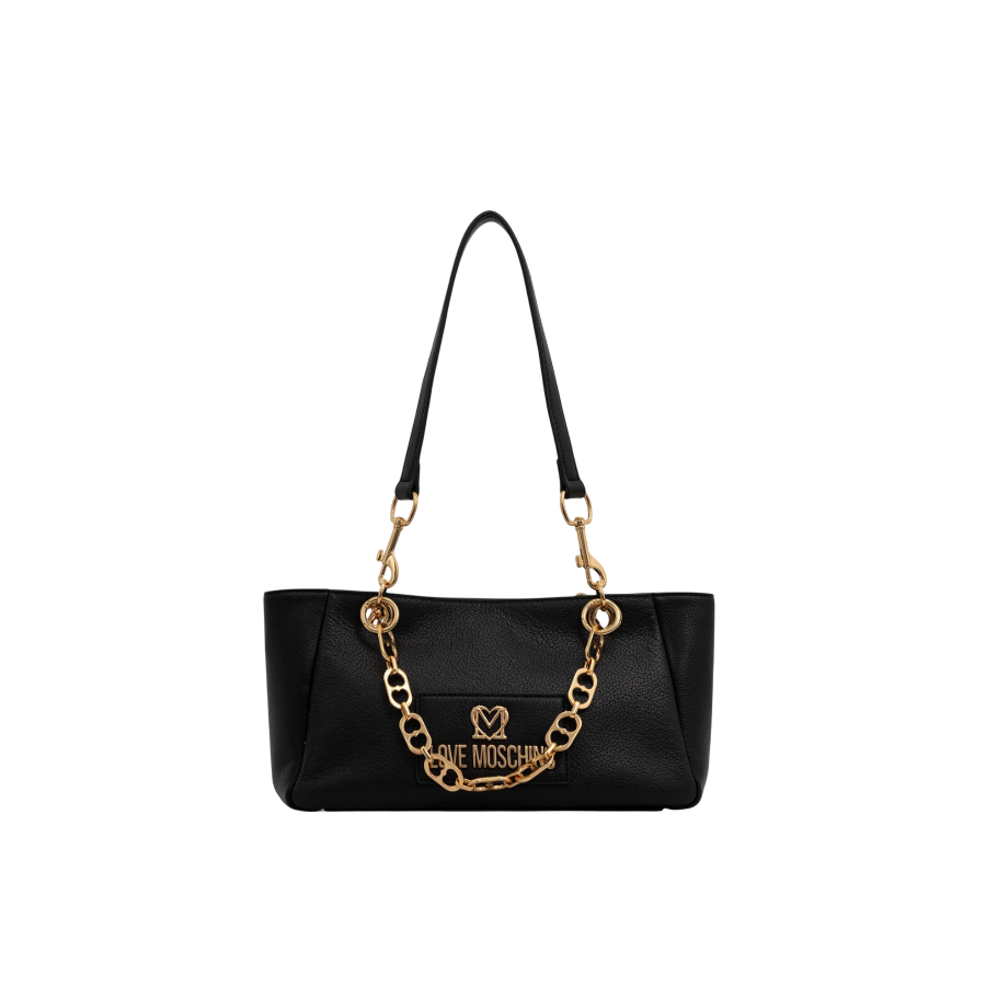 Borsa a spalla nera Love Moschino -...