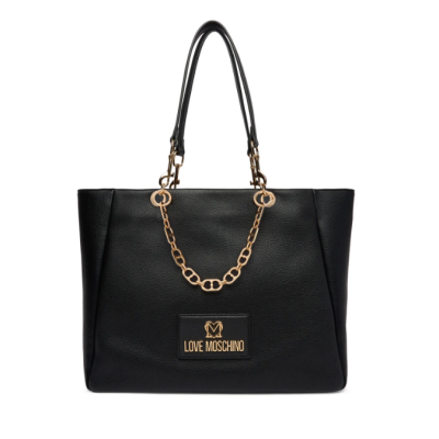 Borsa shopper nera Love...