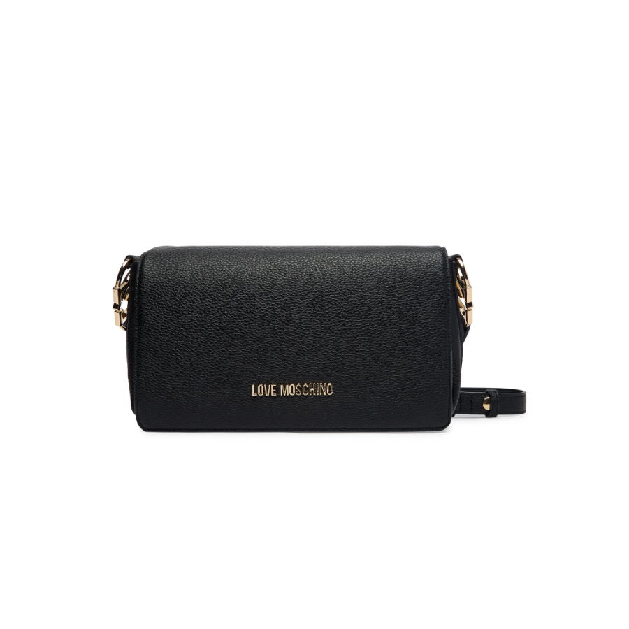 Borsa a spalla nera Love Moschino -...