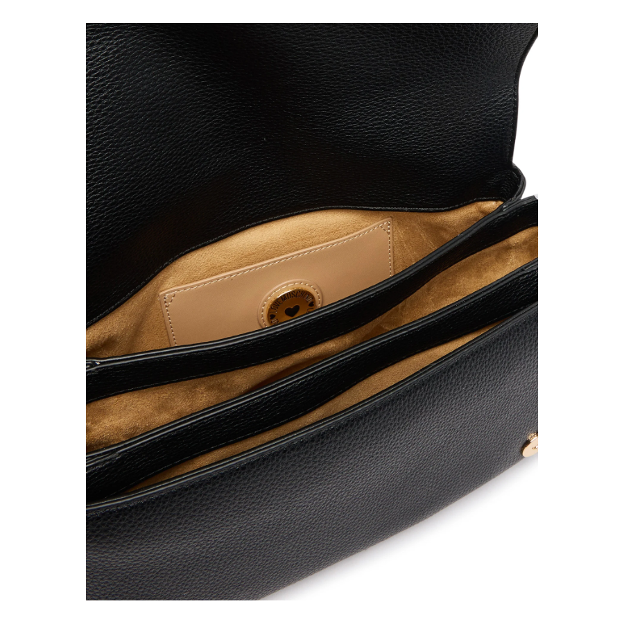Borsa a spalla nera Love Moschino -...