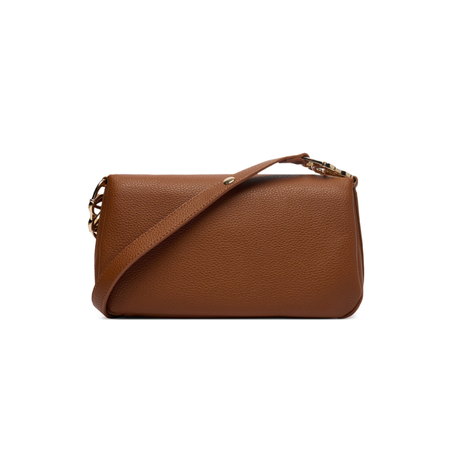 Borsa a spalla cuoio Love Moschino -...