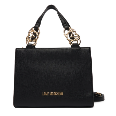 Borsa a mano nera Love...